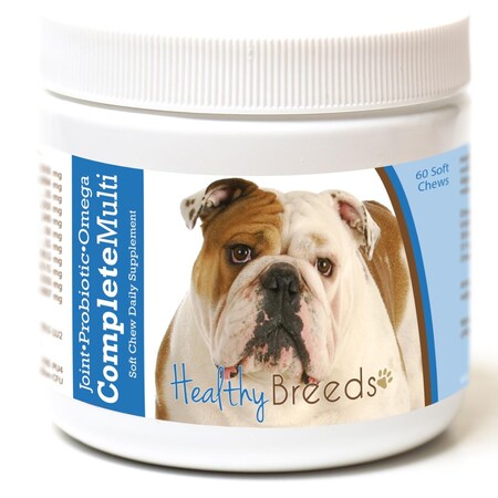Healthy Breeds Bulldog All in One Multivitamin Soft Chew, 60PK 192959007600